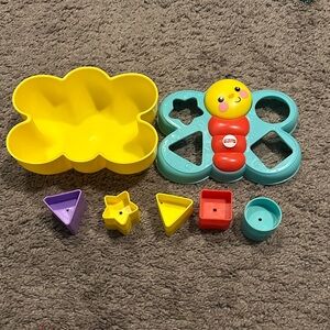 Colorful Shape Sorting Butterfly Toy
